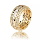 Gold Five Band Diamond Ring