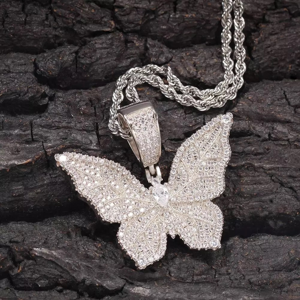 Bella Butterfly Diamond Pendant