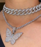 Bella Butterfly Diamond Pendant